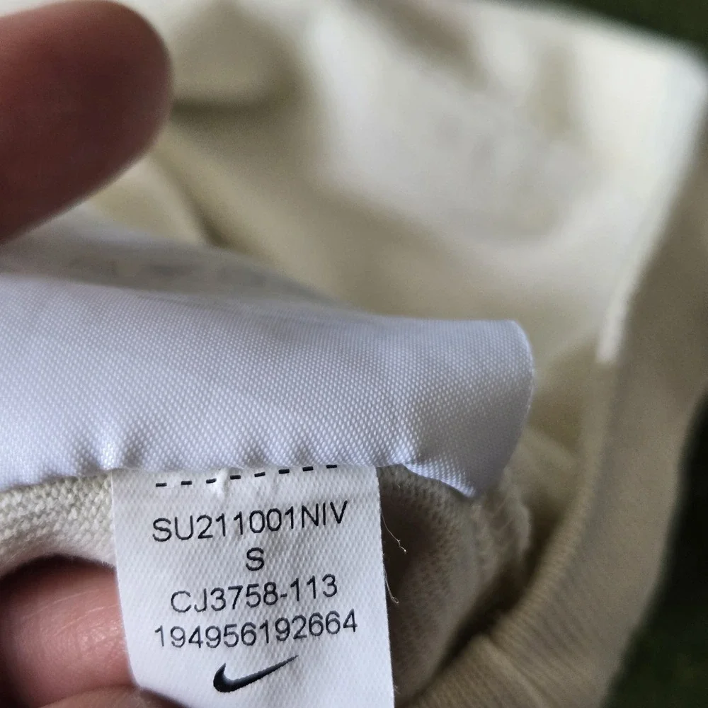 Nike Crop Tee Beige Beige Color Size S